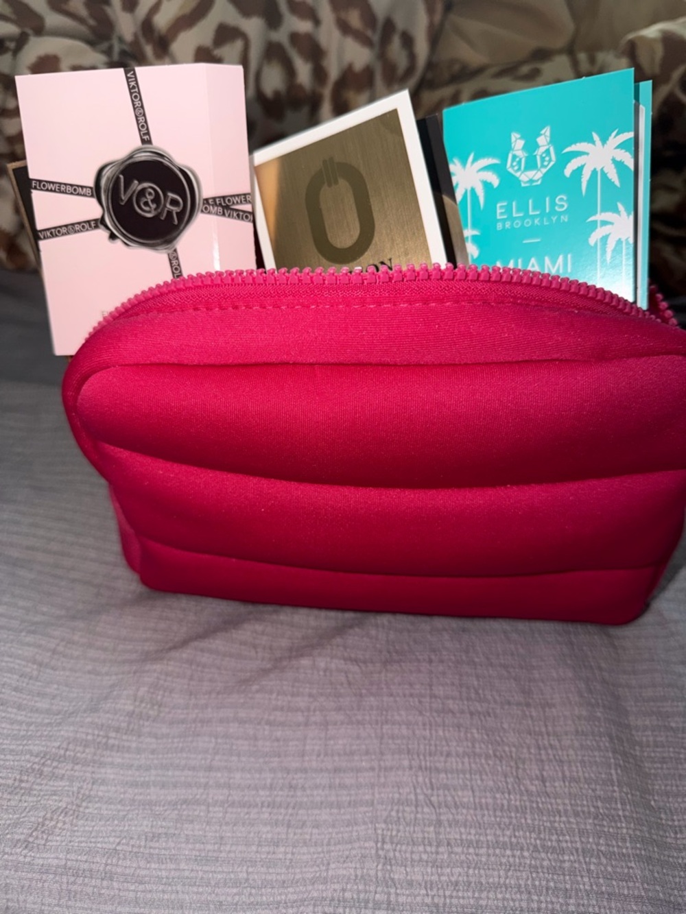 designer perfume samplers with travel bag